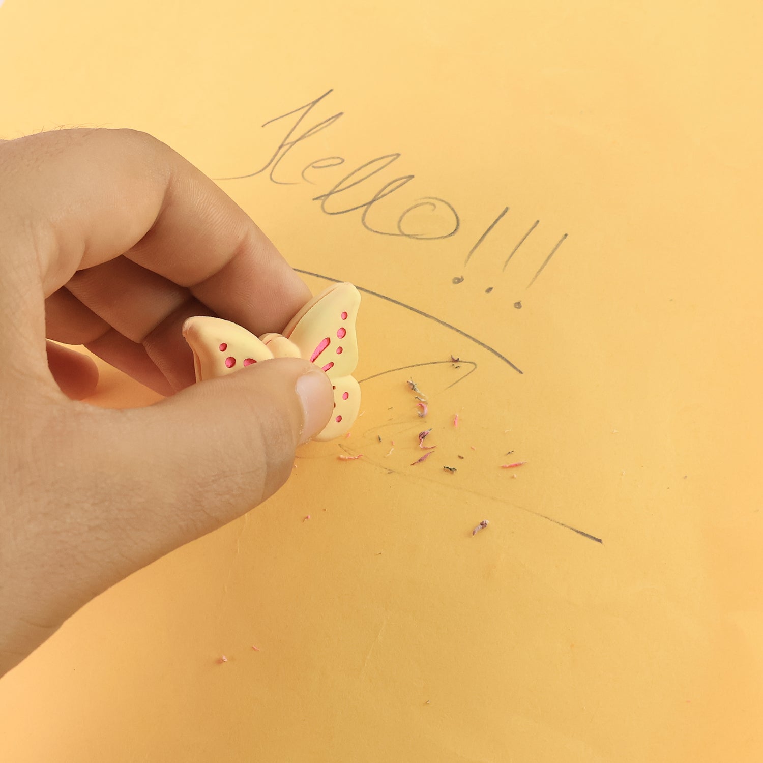 Butterfly Shape Eraser Rubber (25 Pc  Mix Colour  Design) Butterfly Shape Eraser Rubber (25 Pc  Mix Colour  Design)